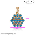 33085 Xuping forma única flor 18 k banhado a ouro pingente vogue acessórios para mulheres jóias